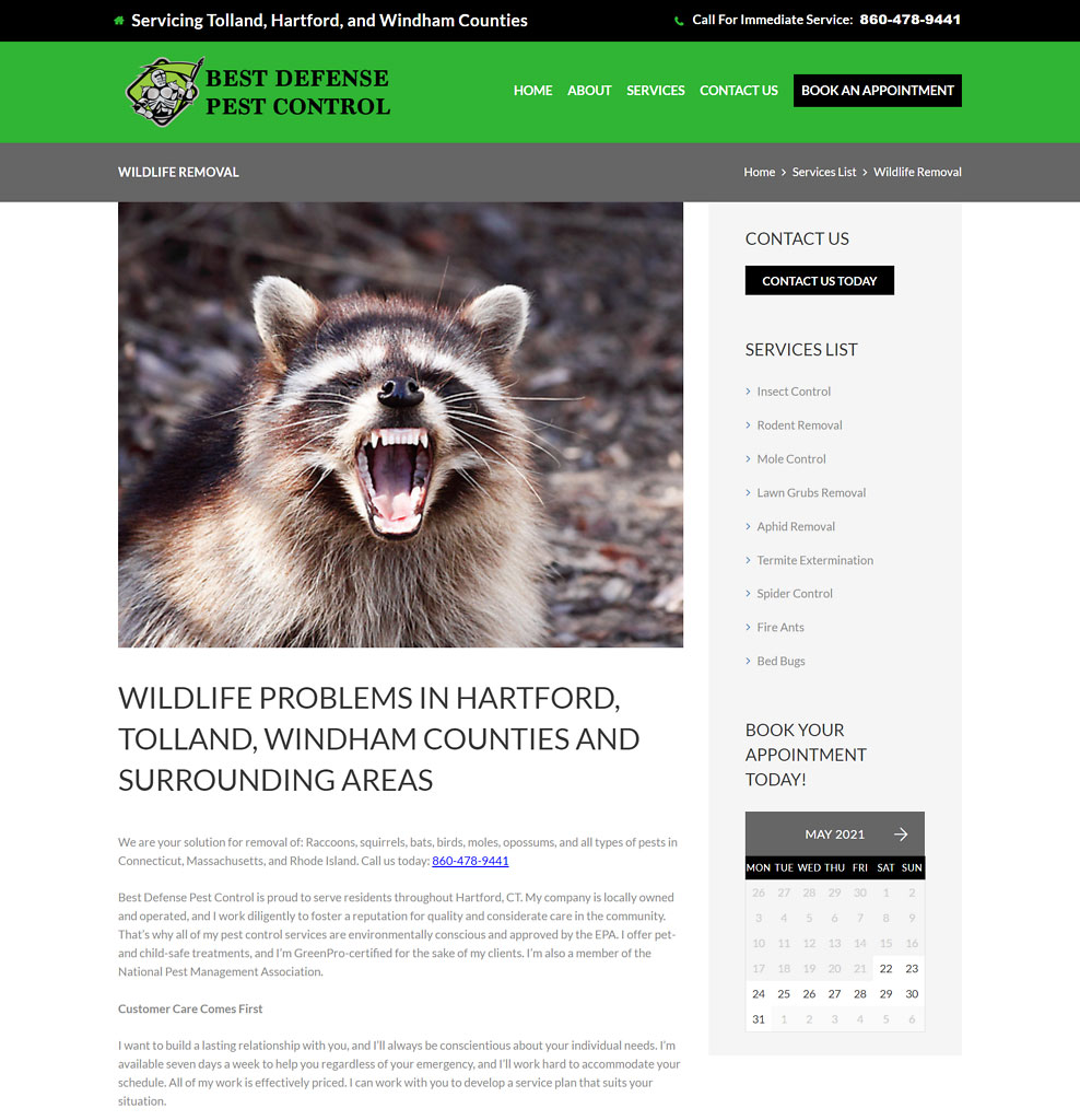 Hartford Wildlife Control